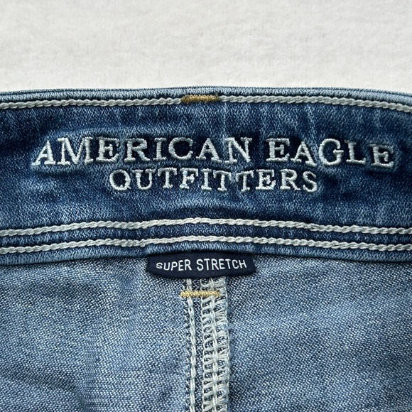American Eagle Outfitters Womens Super Stretch Kick Boot Jeans Pants Size 2 Long - Picture 4 of 16